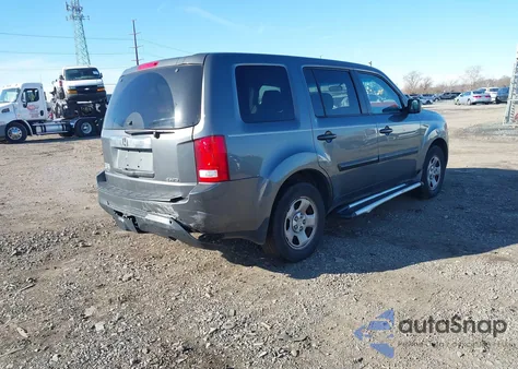2012 Honda Pilot Lx from USA, damaged, VIN 5FNYF4H25CB039493